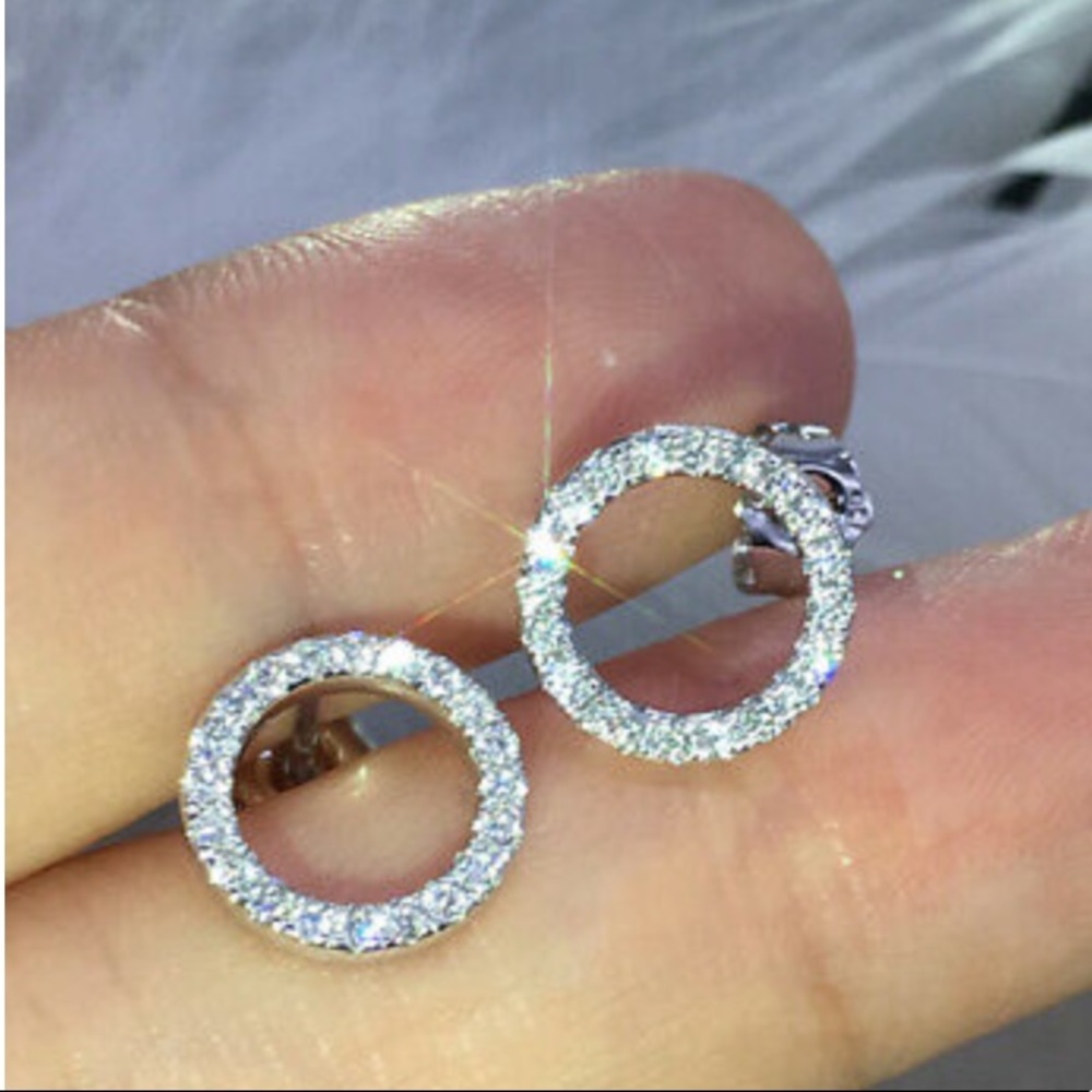 New Sterling silver stud earrings